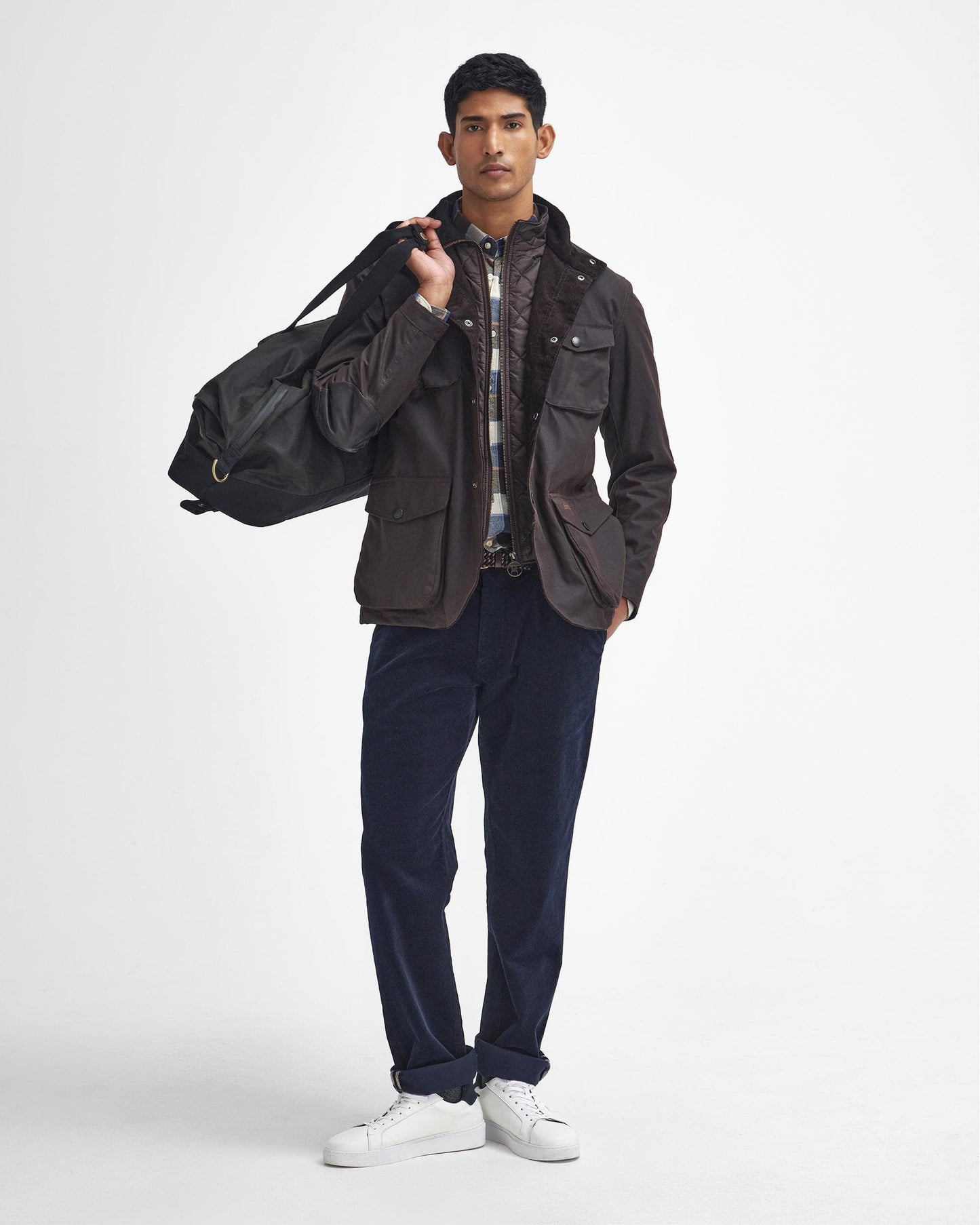 Barbour Ogston Mens Wax Jacket - Rustic/Classic