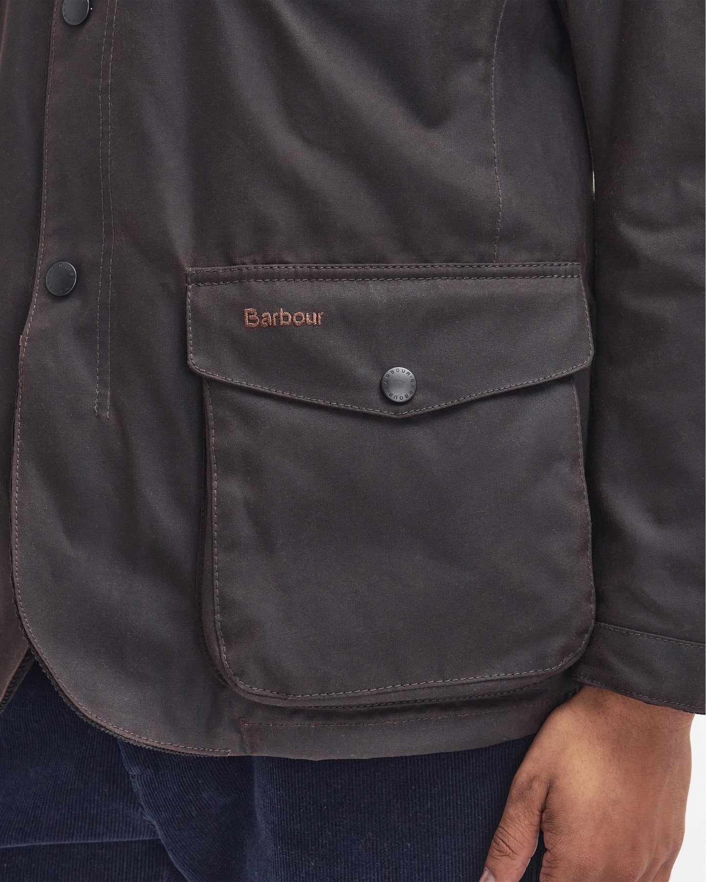 Barbour Ogston Mens Wax Jacket - Rustic/Classic