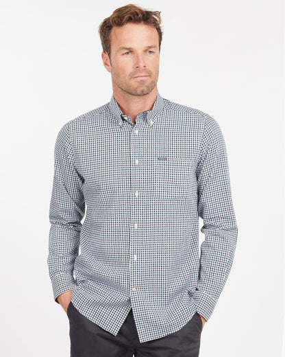 Barbour Padshaw Tailored Mens Shirt - Green