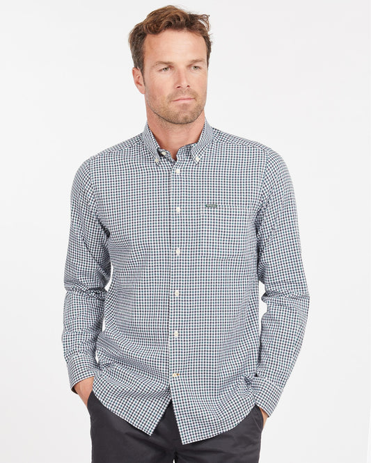Barbour Padshaw Tailored Mens Shirt - Green