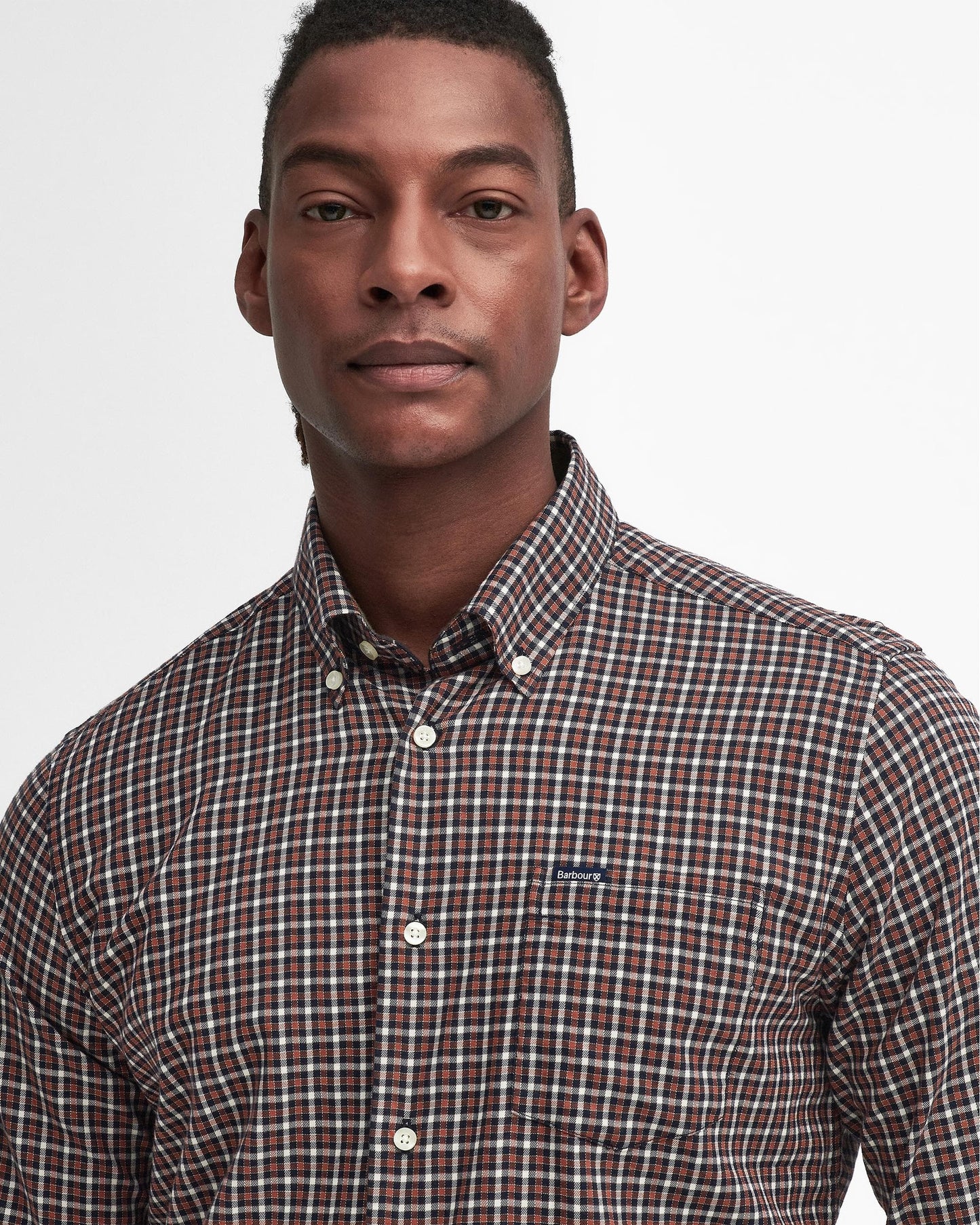 Barbour Padshaw Tailored Mens Shirt - Navy