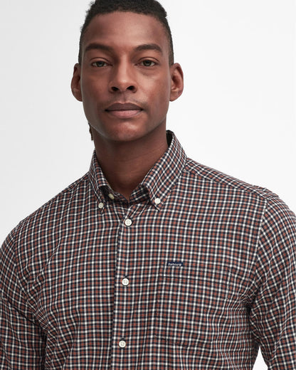 Barbour Padshaw Tailored Mens Shirt - Navy