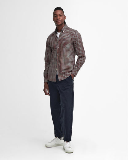 Barbour Padshaw Tailored Mens Shirt - Navy