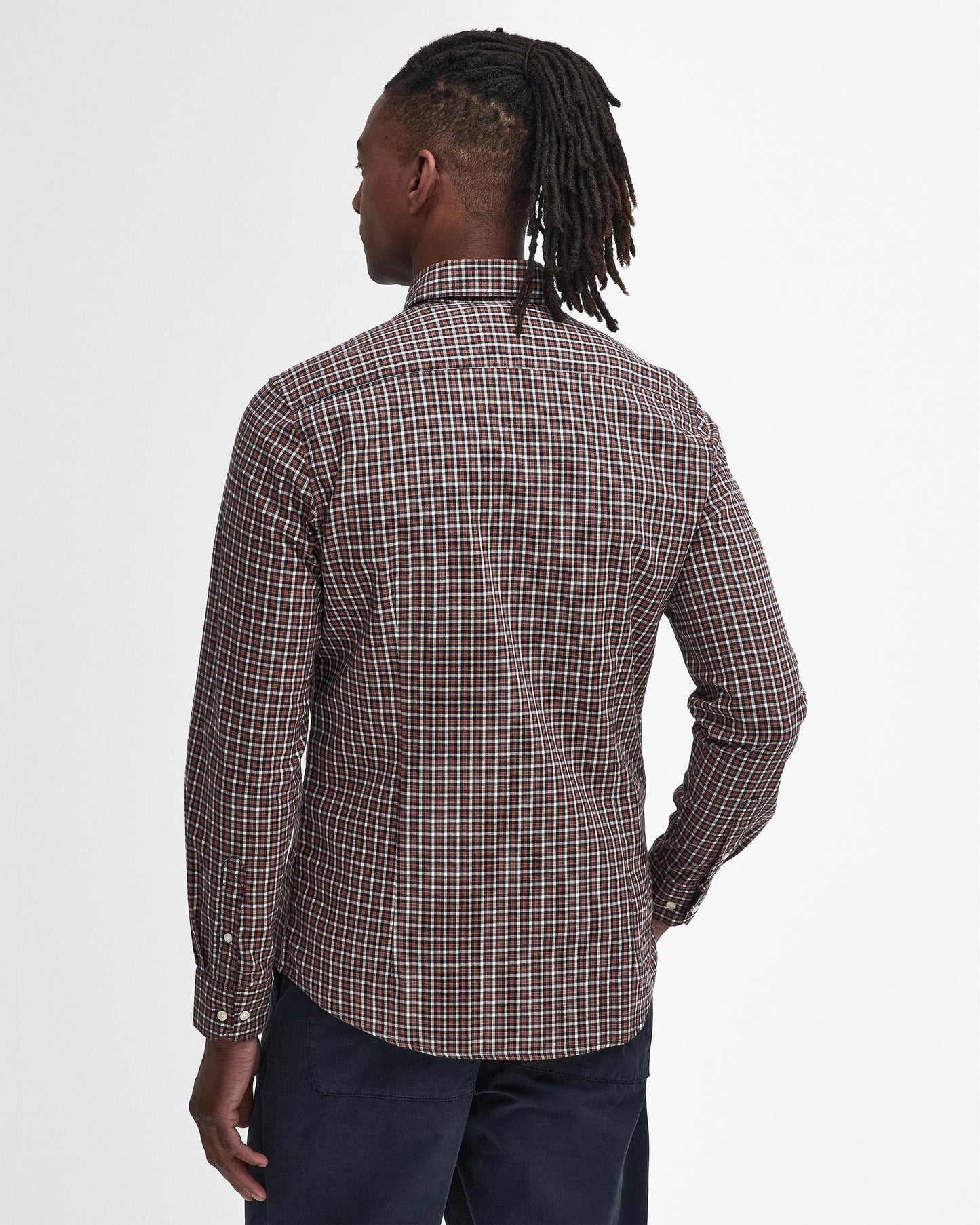 Barbour Padshaw Tailored Mens Shirt - Navy