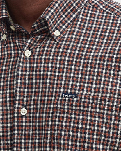Barbour Padshaw Tailored Mens Shirt - Navy