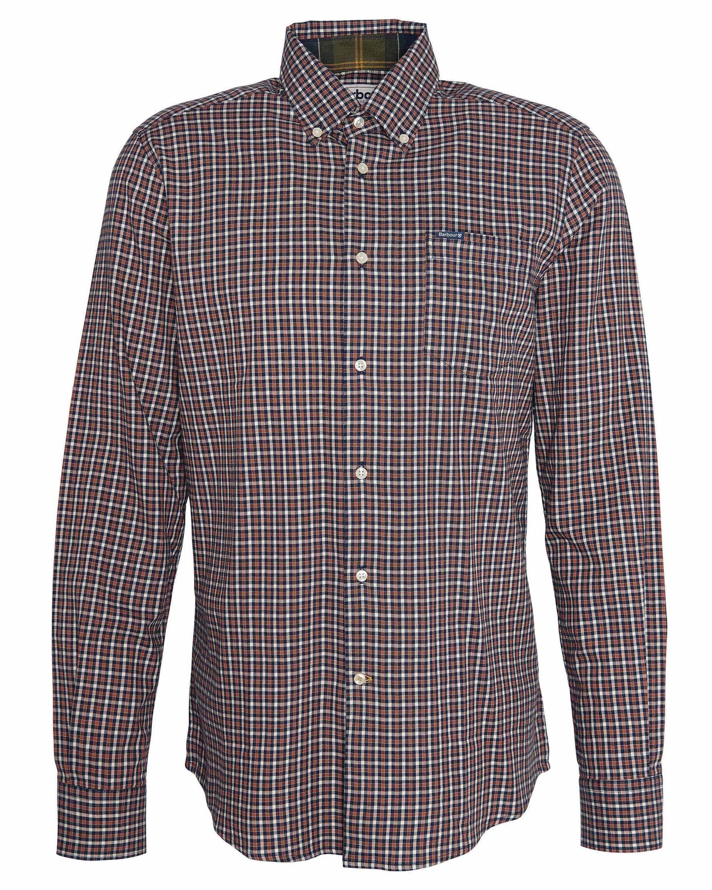 Barbour Padshaw Tailored Mens Shirt - Navy