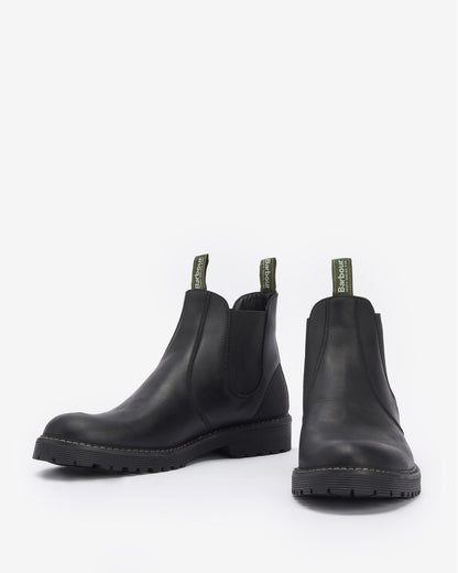 Barbour Patton Mens Chelsea Boots - Black