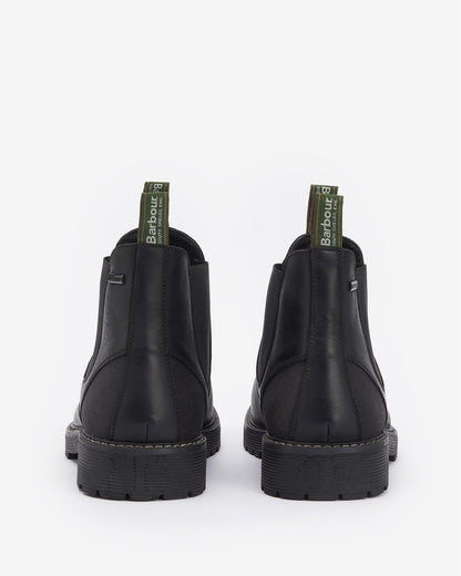 Barbour Patton Mens Chelsea Boots - Black