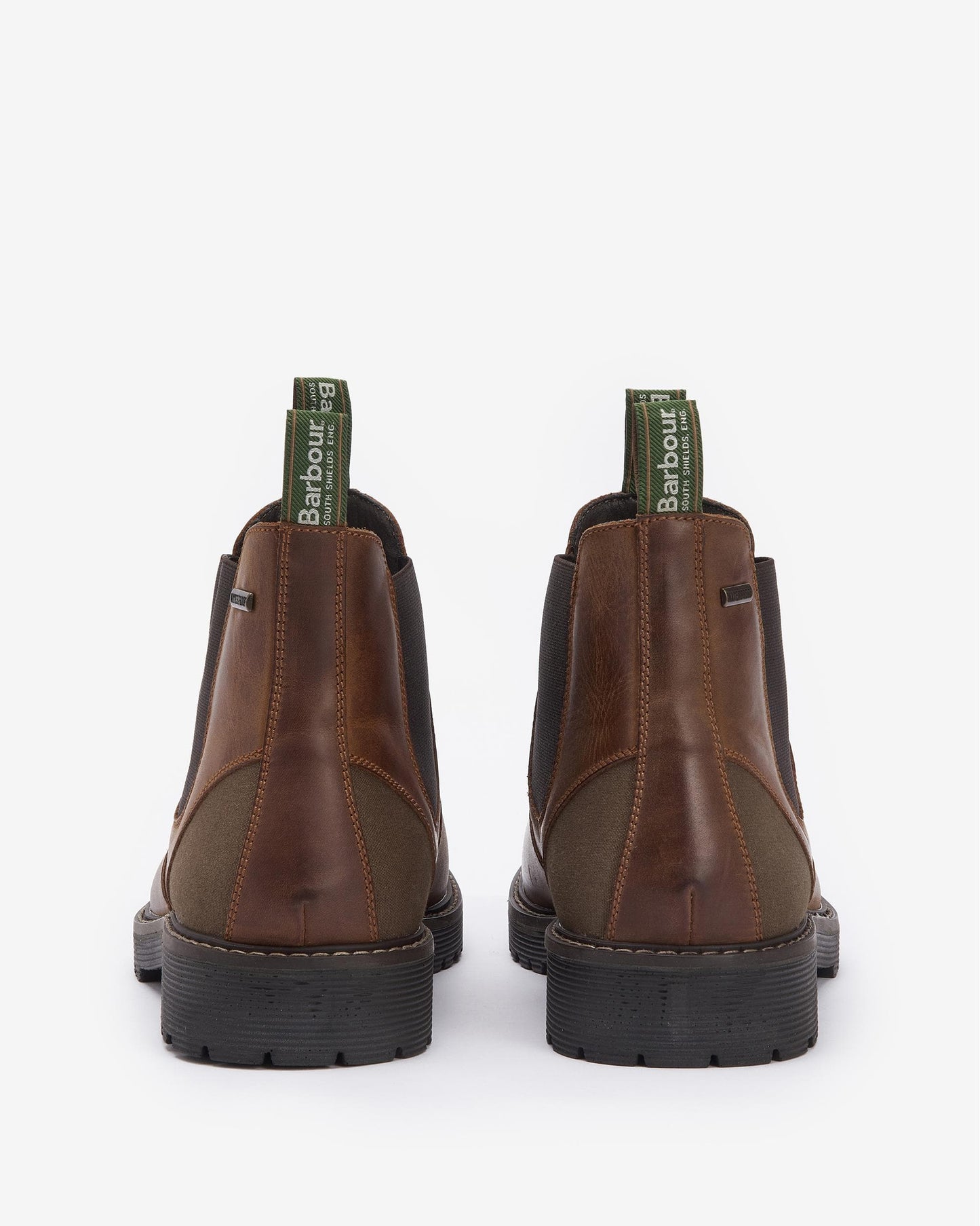 Barbour Patton Mens Chelsea Boots - Teak