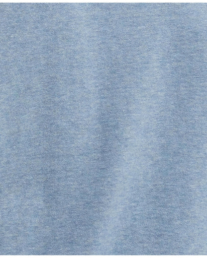 Barbour Pima Cotton Mens Crew Sweatshirt - Mineral Blue