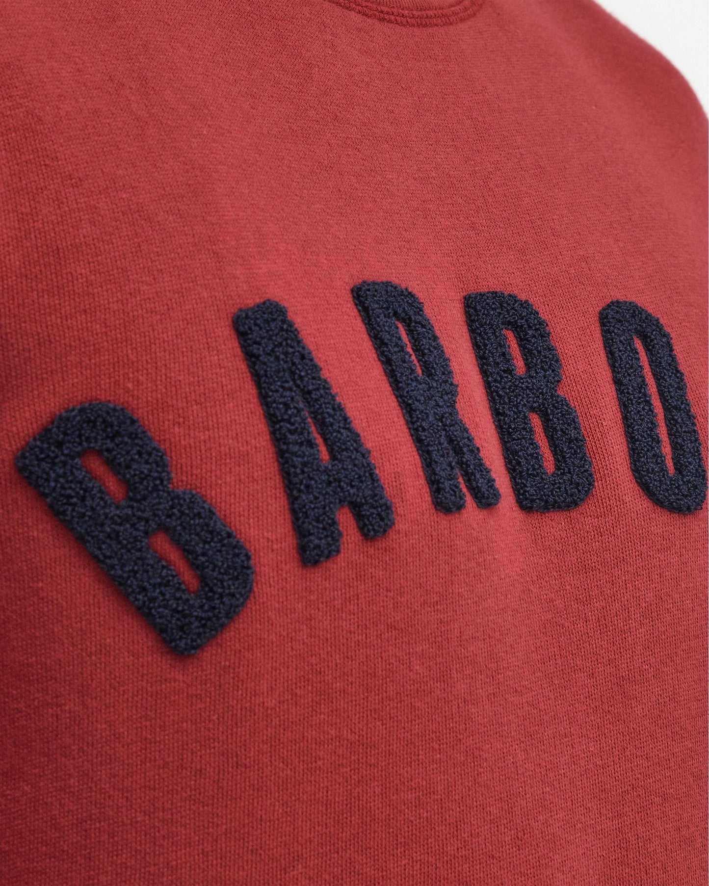 Barbour Prep Logo Crew Mens Sweatshirt - Highland Red