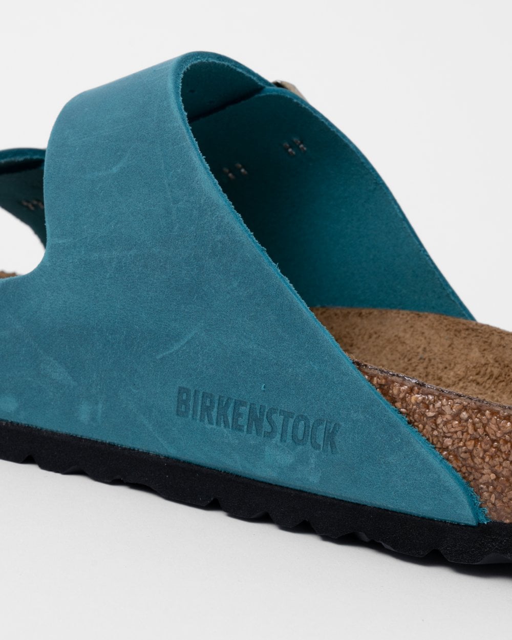 Birkenstock Arizona Oiled Nubuck Leather Womens Sandals - Biscay Bay