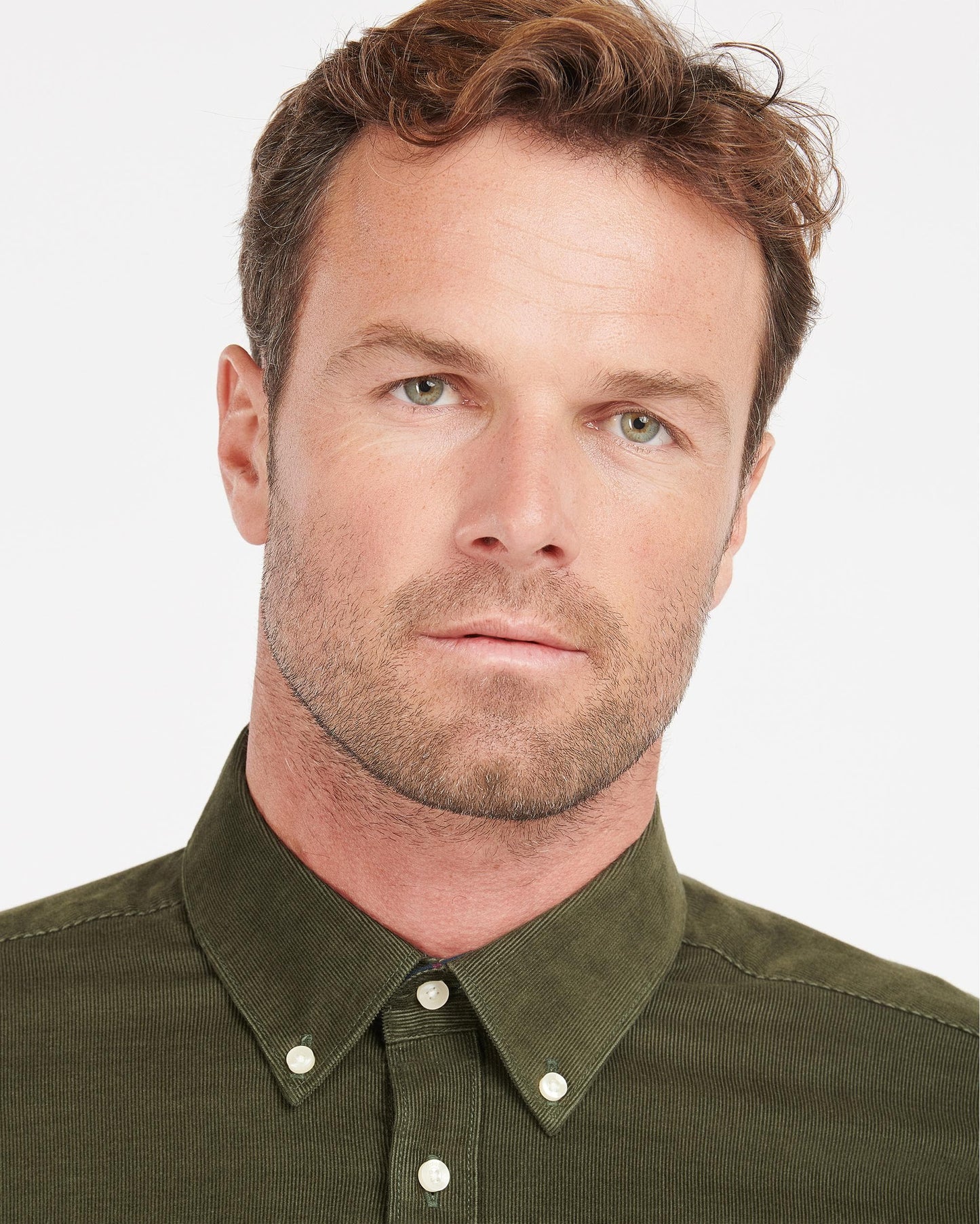 Barbour Ramsey Tailored Mens Shirt - Forest