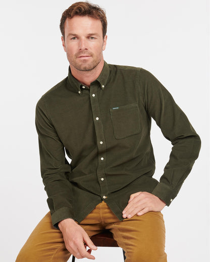 Barbour Ramsey Tailored Mens Shirt - Forest