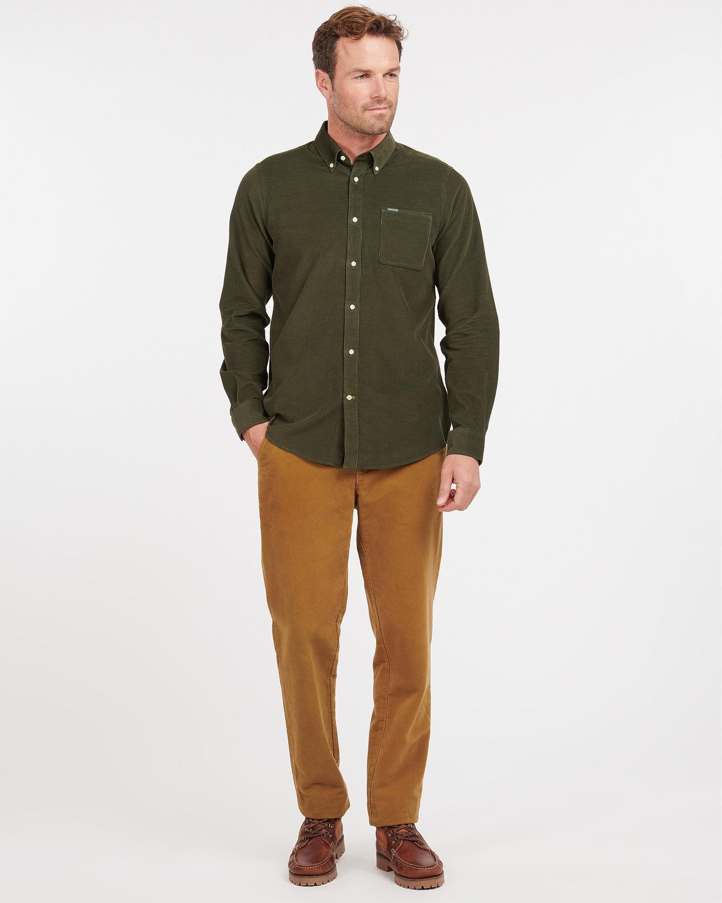 Barbour Ramsey Tailored Mens Shirt - Forest