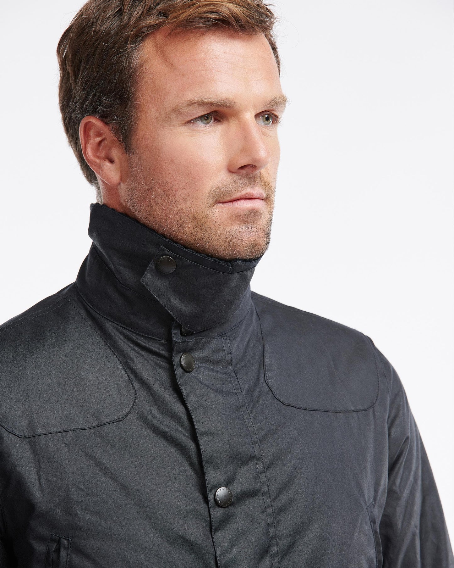 Barbour Reelin Mens Wax Jacket - Navy