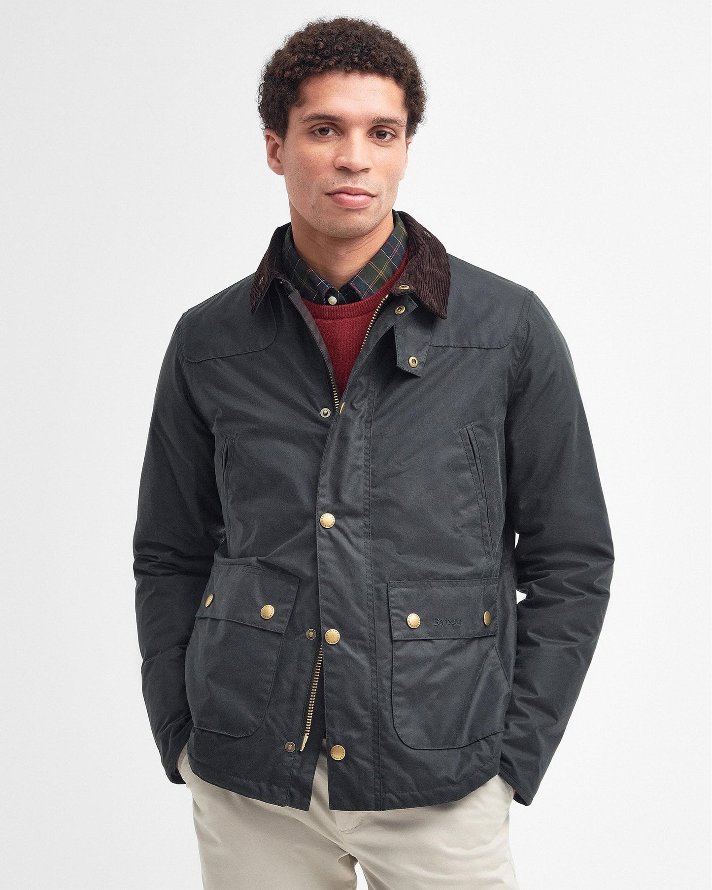 Barbour Reelin Mens Wax Jacket