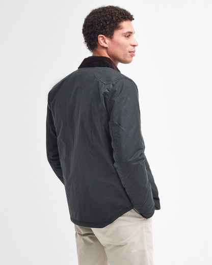 Barbour Reelin Mens Wax Jacket - Sage
