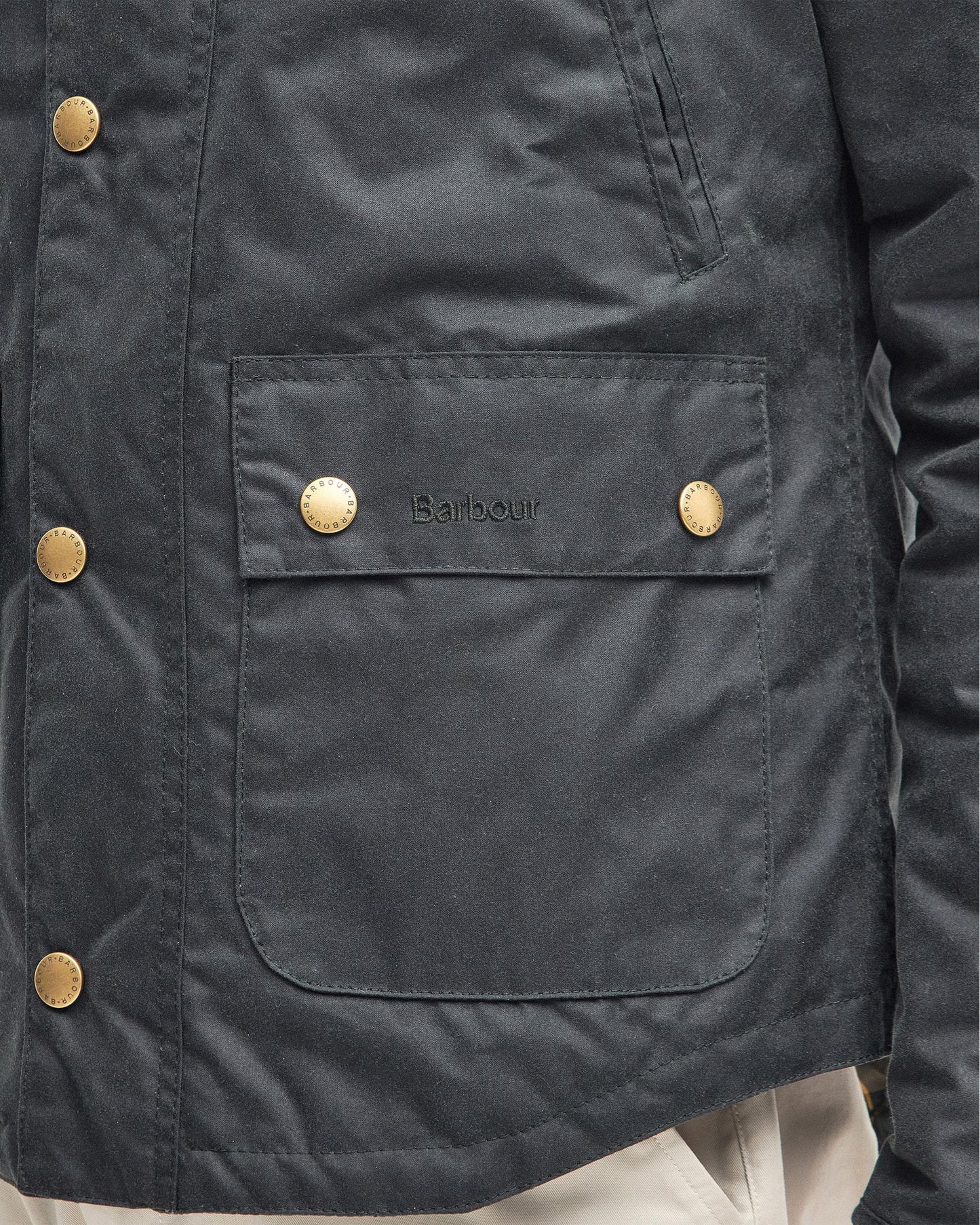 Barbour Reelin Mens Wax Jacket - Sage