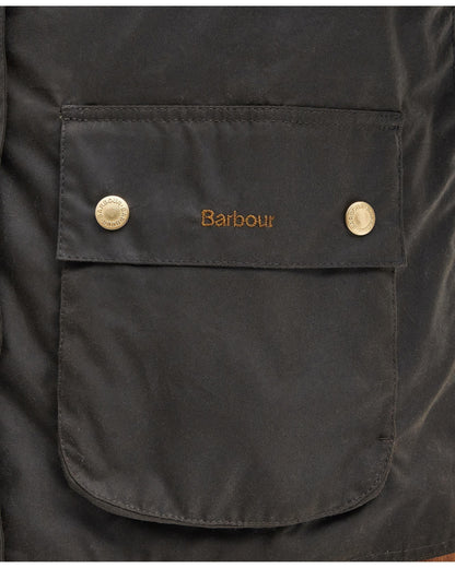 Barbour Reighton Womens Wax Jacket - Olive/Ancient