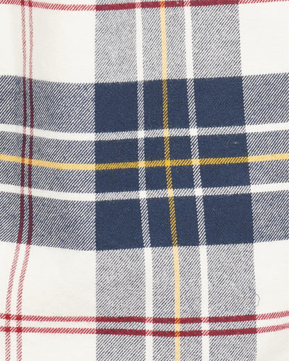 Barbour Ronan Tailored Check Mens Shirt - Ecru