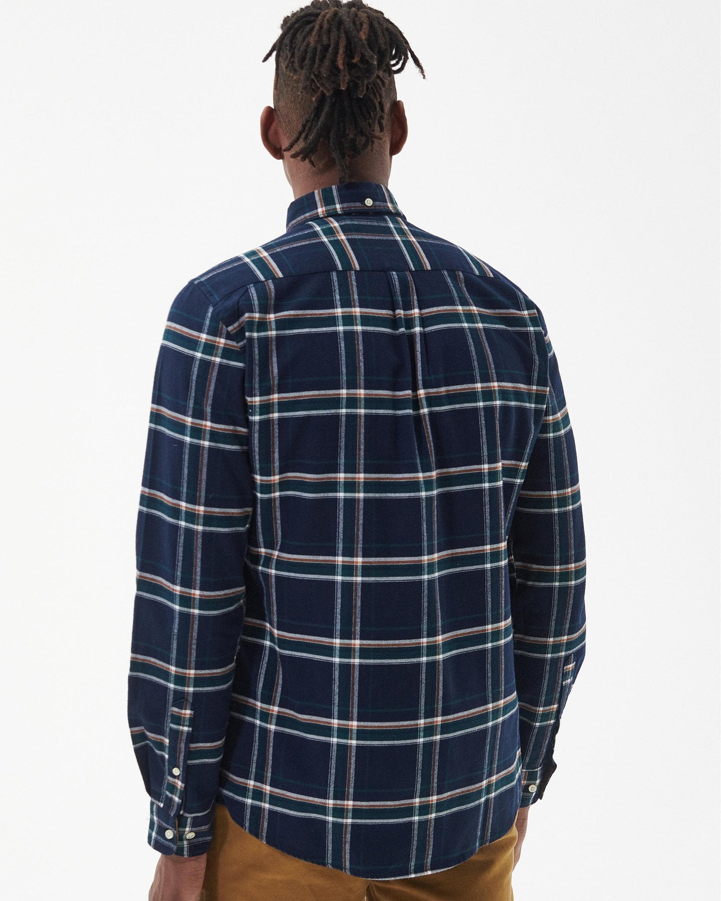 Barbour Ronan Tailored Check Mens Shirt - Inky Blue