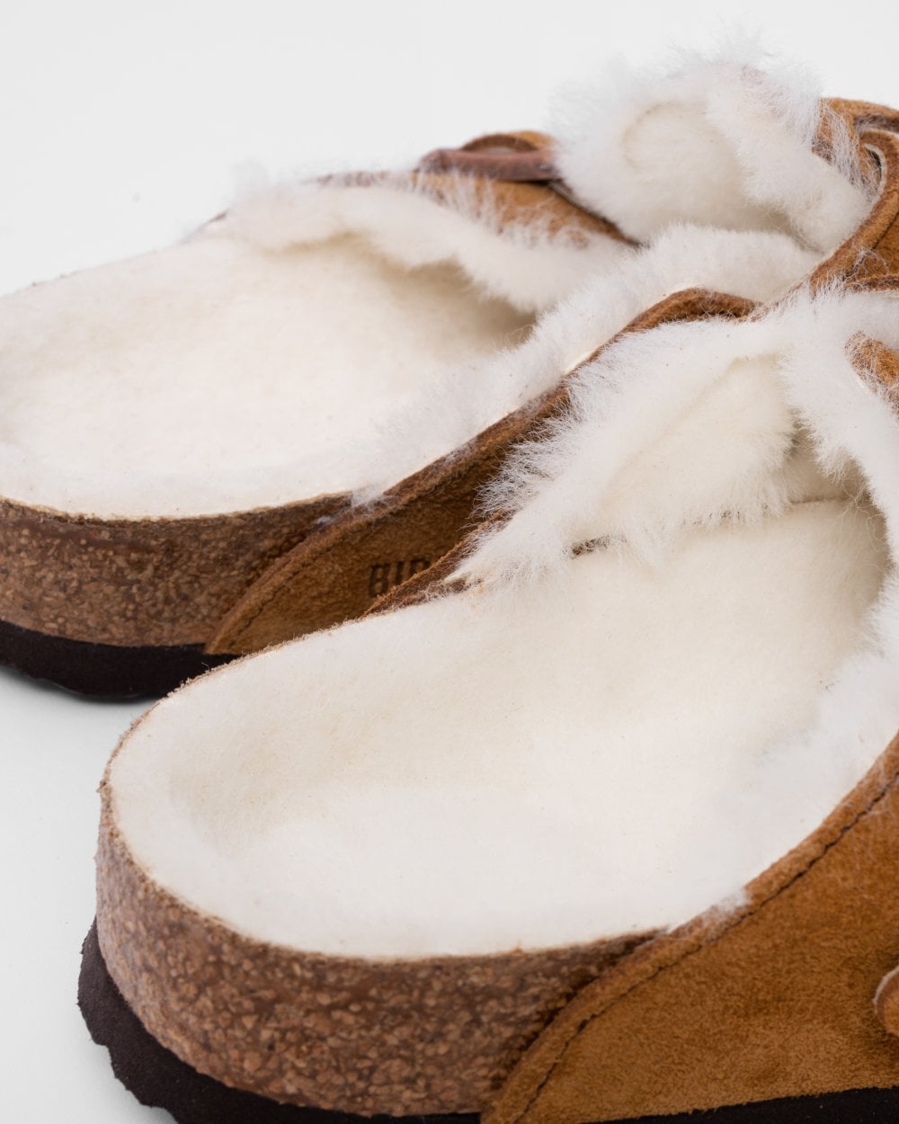 Birkenstock Boston VL Shearling Suede Leather Unisex Clogs