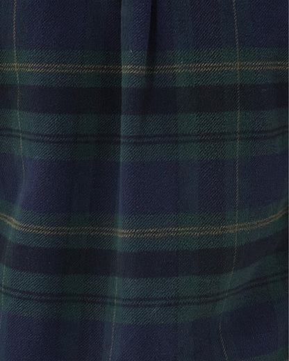 Barbour Snowcap Mens Tailored Long Sleeve Checked Shirt - Navy