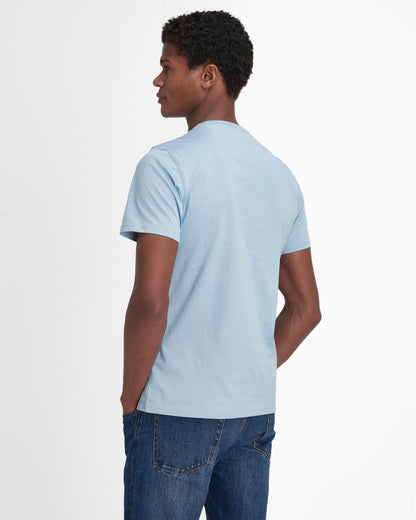 Barbour Sports Mens T-Shirt - Cool Blue