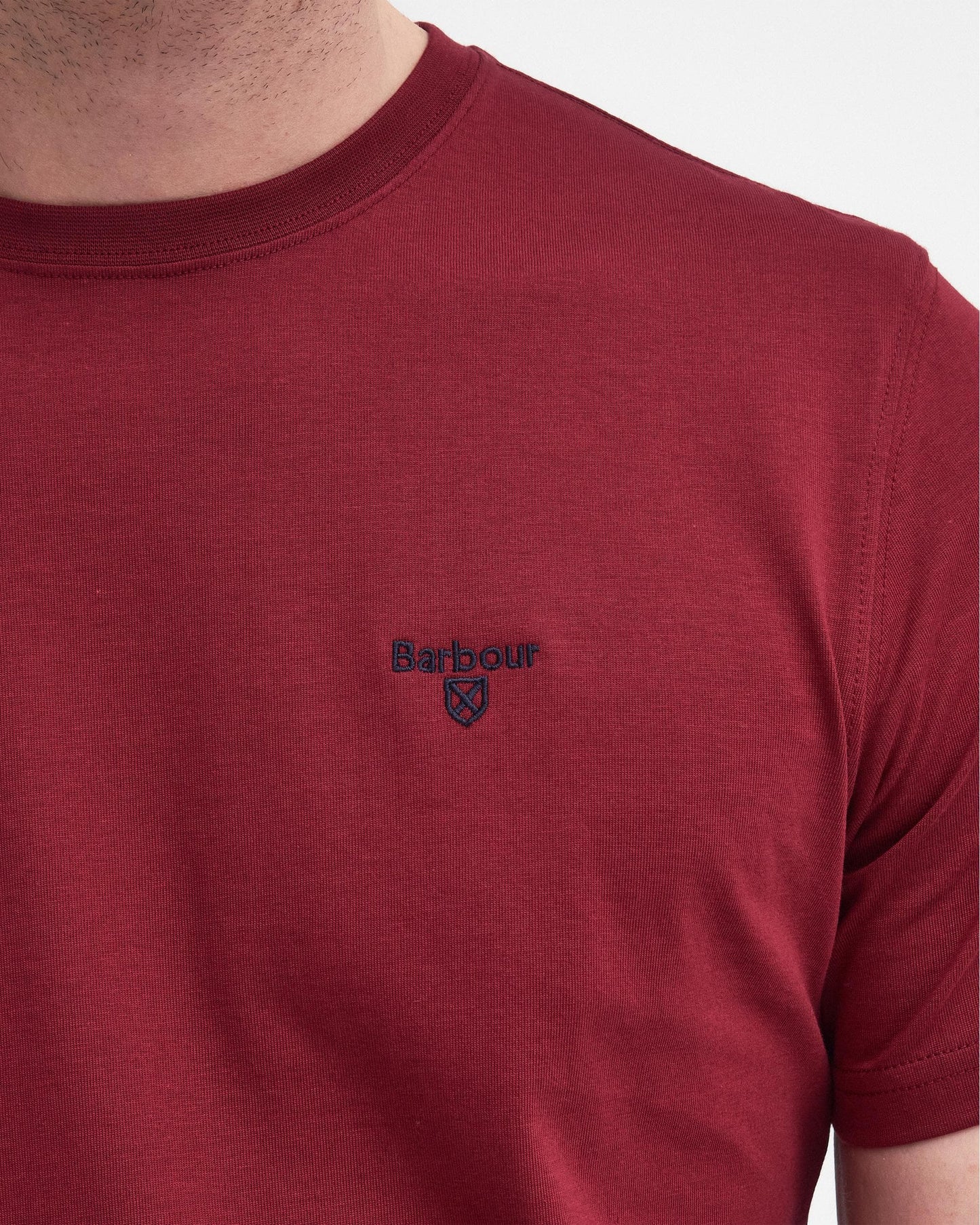 Barbour Sports Mens T-Shirt - Highland Red