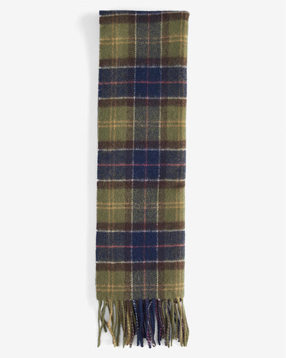 Barbour Tartan Unisex Lambswool Scarf - Classic