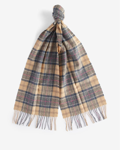 Barbour Tartan Unisex Lambswool Scarf - Dress