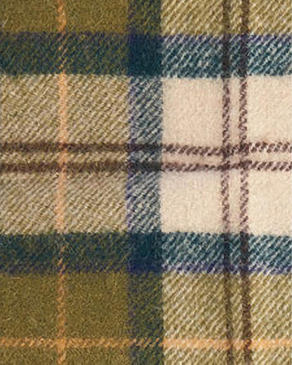 Barbour Tartan Unisex Lambswool Scarf - Ancient