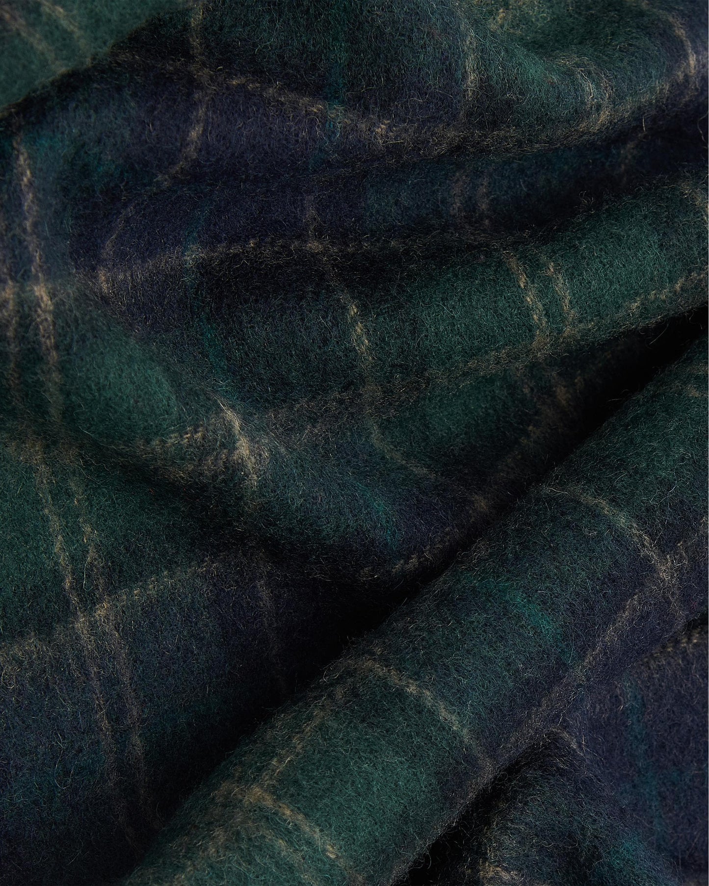Barbour Tartan Mens Scarf & Glove Gift Set - Green Loch Tartan
