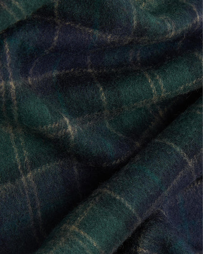 Barbour Tartan Mens Scarf & Glove Gift Set - Green Loch Tartan