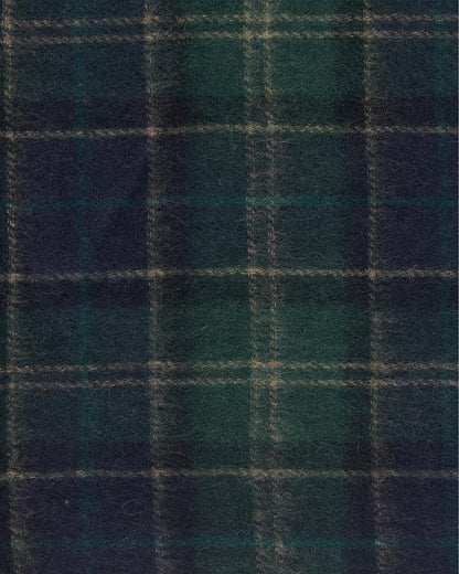 Barbour Tartan Mens Scarf & Glove Gift Set - Green Loch Tartan