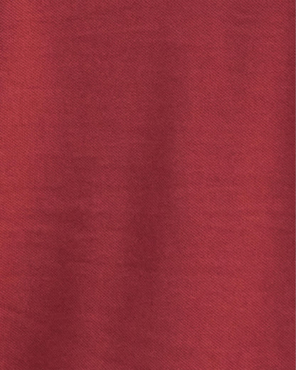 Barbour Tartan Pique Mens Polo - Highland Red