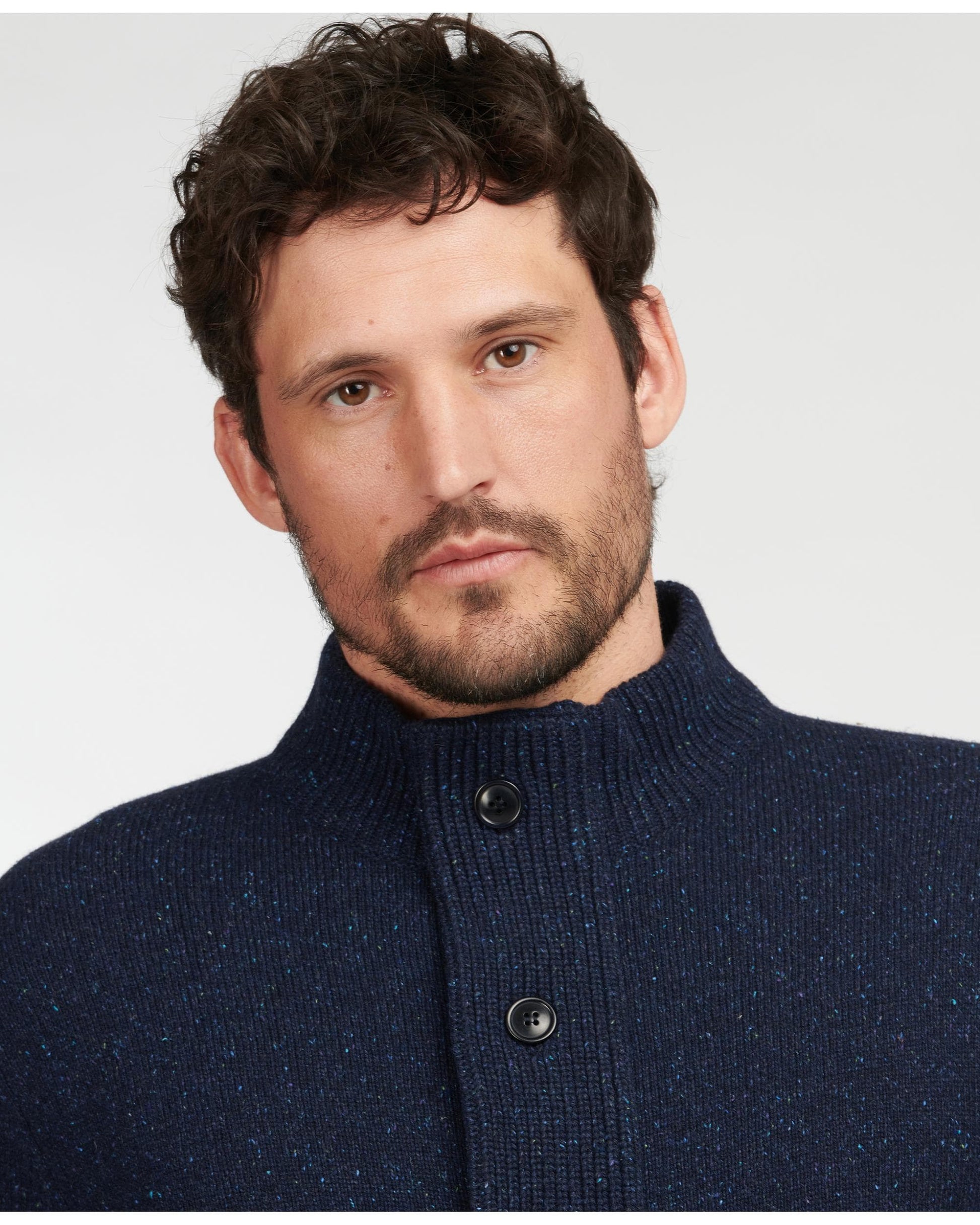 Barbour Barbour Tisbury Buttoned Mens Sweatshirt