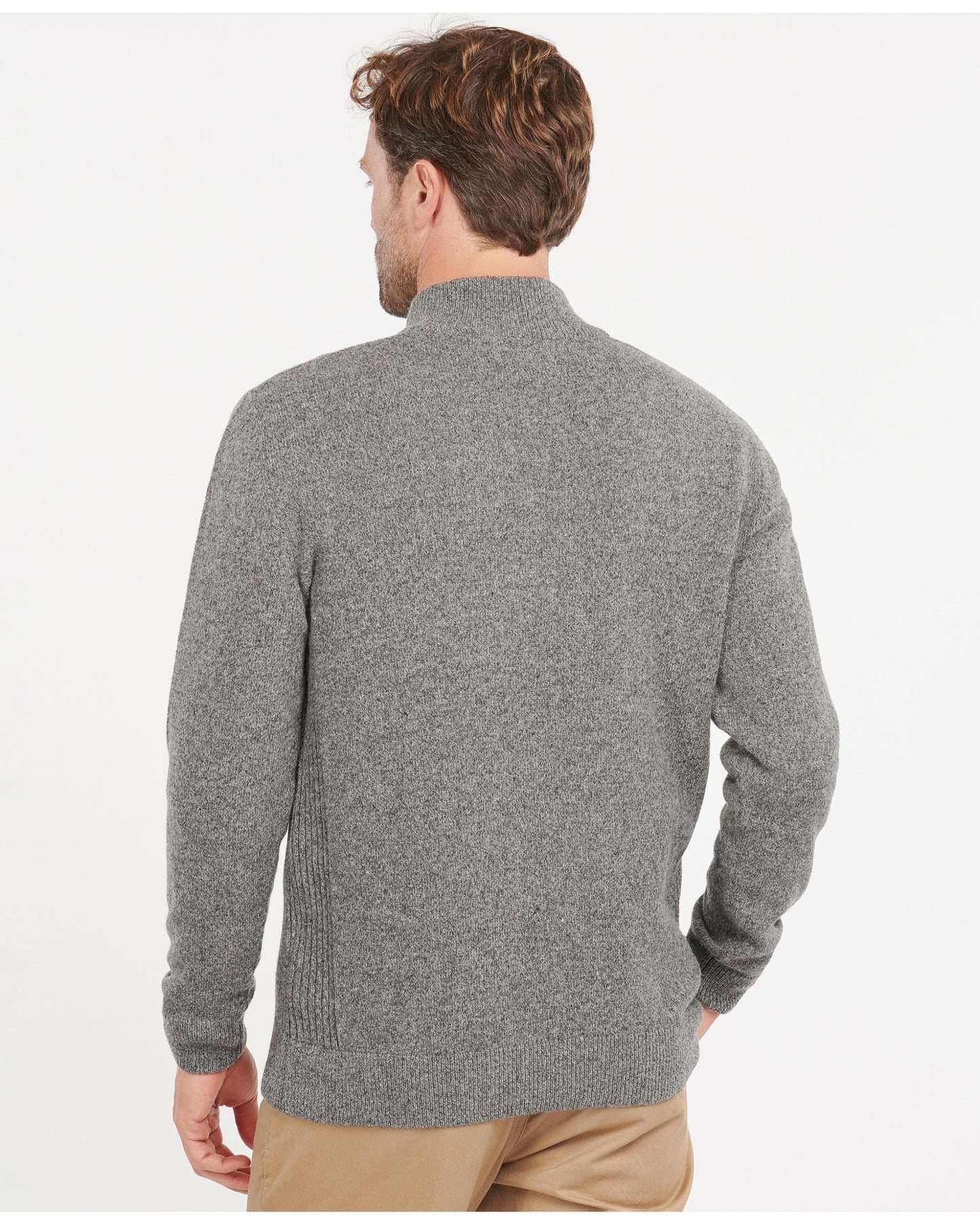 Barbour Tisbury Half Zip Mens Sweatshirt - Grey