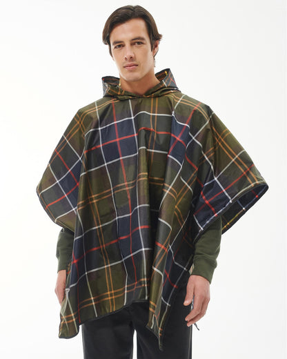 Barbour Unisex Tartan Showerproof Poncho