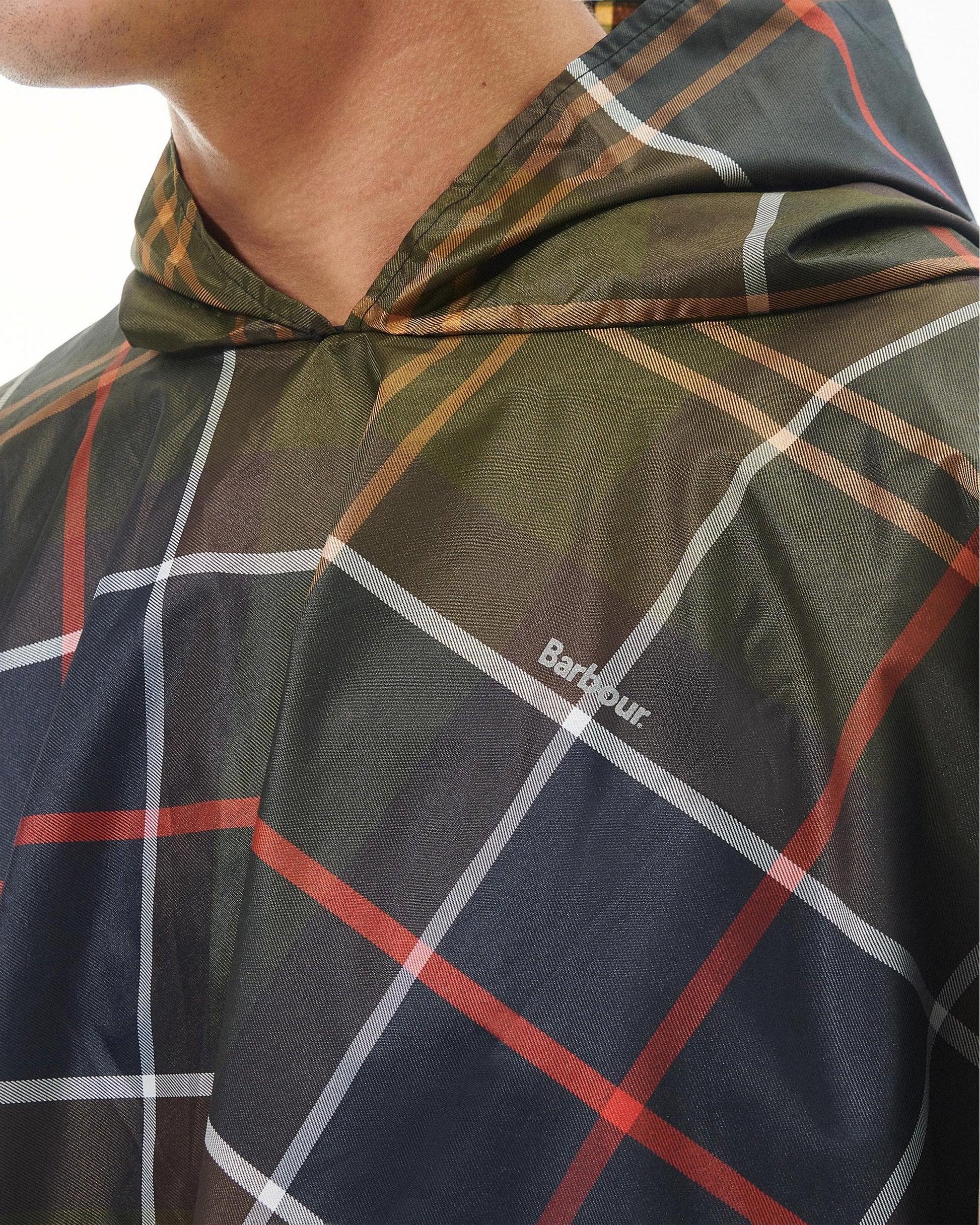 Barbour Unisex Tartan Showerproof Poncho