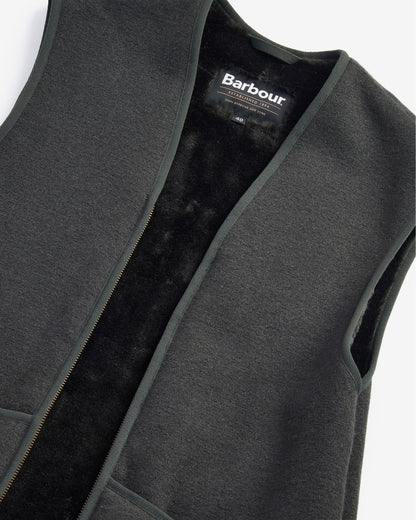 Barbour Warm Pile Waistcoat Zip-In Liner - Sage