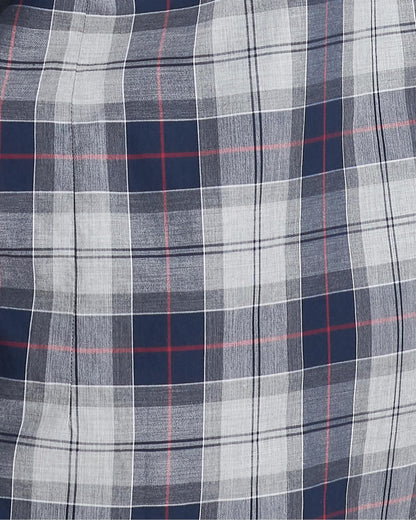 Barbour Wetherham Tailored Mens Shirt - Blue Granite