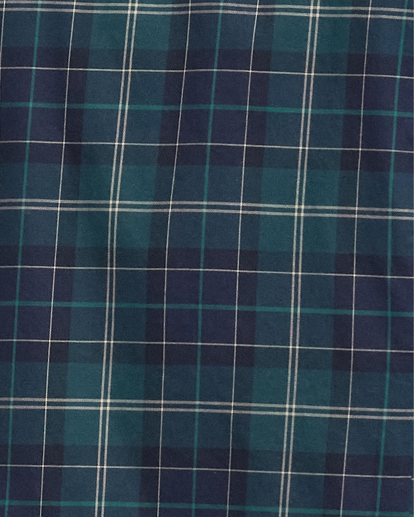 Barbour Wetherham Tailored Mens Shirt - Green Loch
