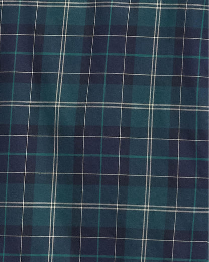 Barbour Wetherham Tailored Mens Shirt - Green Loch