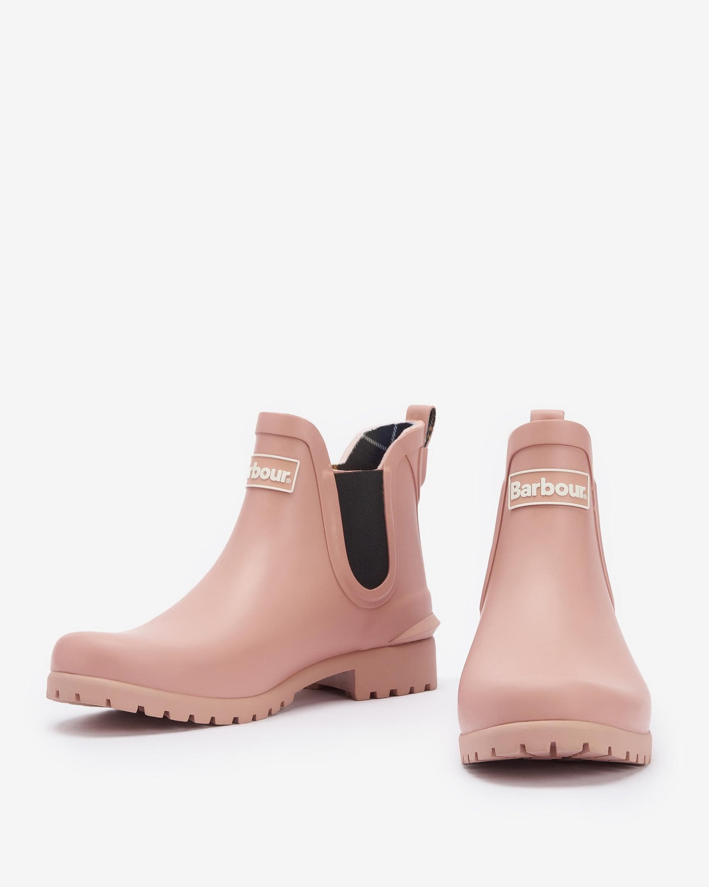 Barbour Wilton Womens Wellingtons - Pink Rust