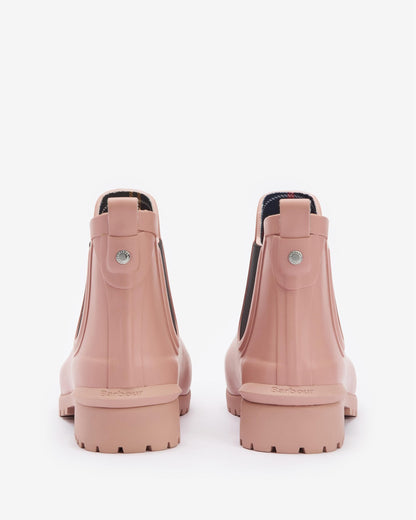 Barbour Wilton Womens Wellingtons - Pink Rust