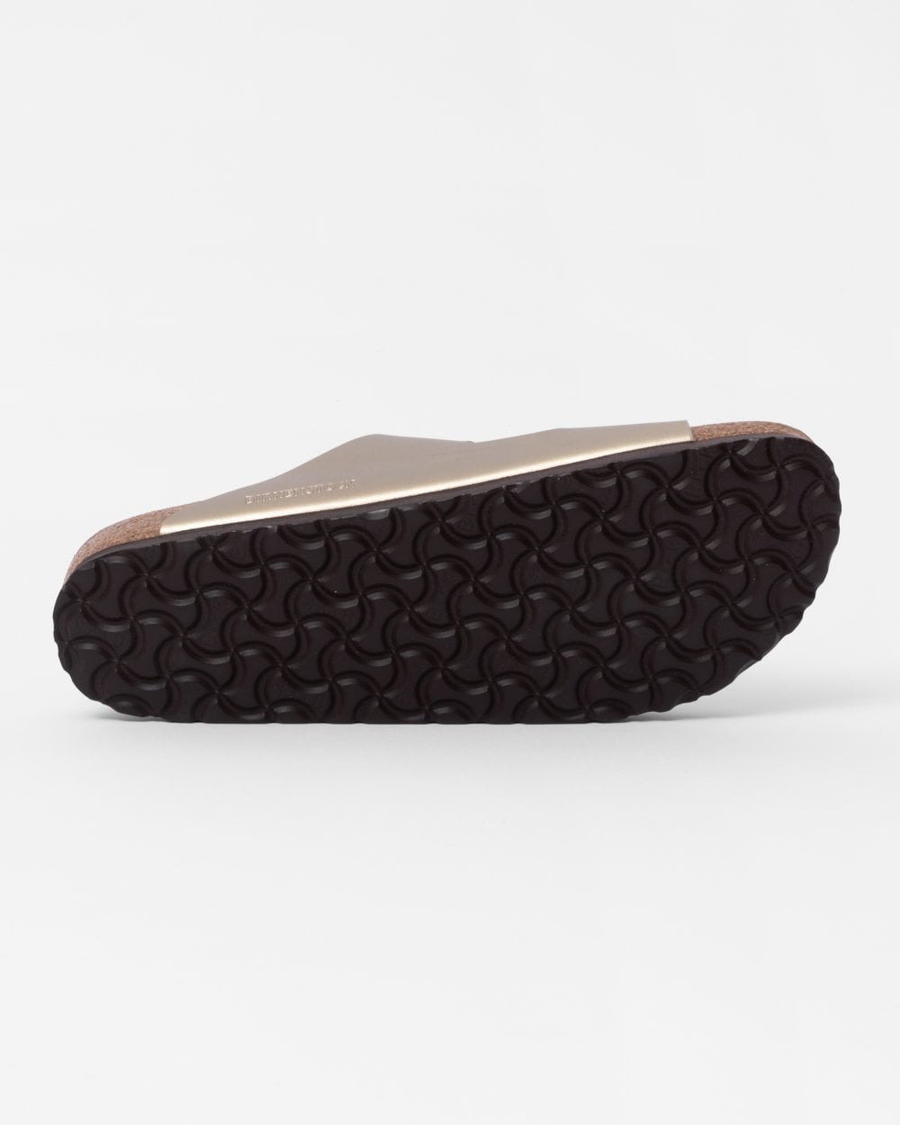 Birkenstock Arizona Birko-Flor Metallic Womens Sandals - Gold