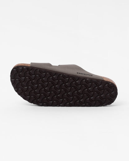 Birkenstock Arizona Birko-Flor Nubuck Womens Sandals - Stone