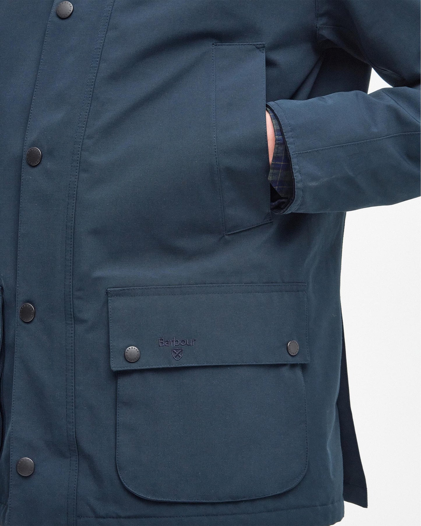 Barbour Winter Ashby Mens Waterproof Jacket - Navy